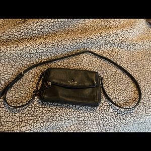 Kate Spade Black Pebbled Leather Crossbody